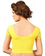 Women's Stretchable Readymade Saree Blouse Crop Top Choli Pack of 3||Readymade||Stretchable||Festive Collection - Image 2